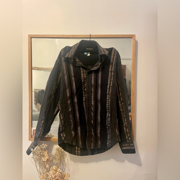 JUST CAVALLI ⛓️ Really cool vintage shirt 🖤💛 - Picture 1 of 6